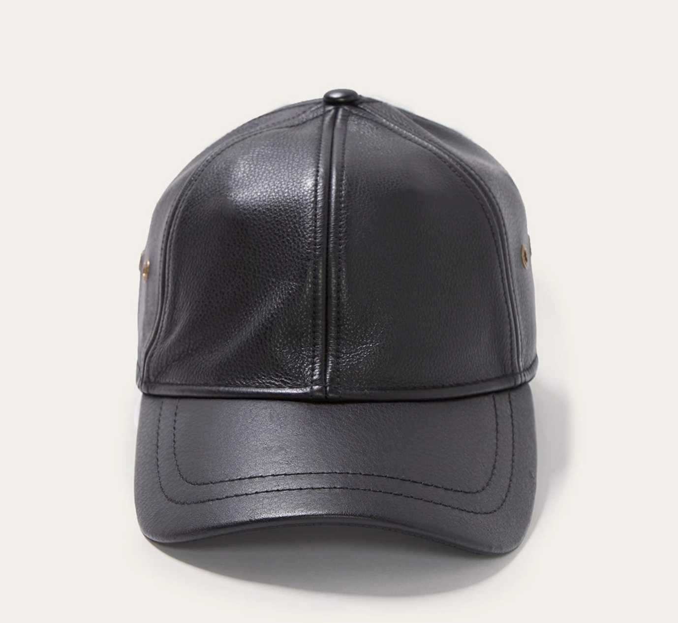 Peyton Oily Timber Leather Baseball Cap by Stetson Door County Hats