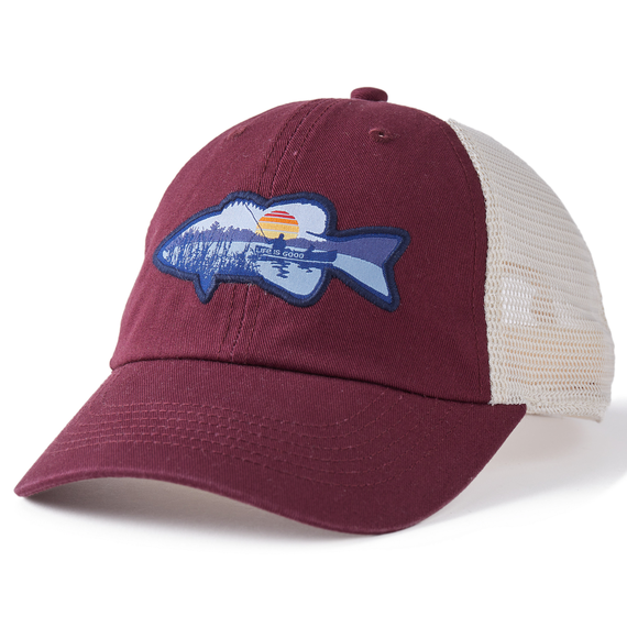 Life is good fishing hat online